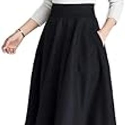 GG Fashion Women's Two Piece Knee Length Western Skirt and High Neck T-Shirt Dress-image-3