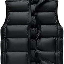 chuongkaiye Men's Winter Cotton Vest Warm Sleeveless Jacket Sports Thick Waistcoat-picture-20