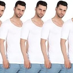 SIRTEX Eazy Men's Eazy Fine Vest RNS Regular White Vest for Men & Boys|Men's Regular White Vest-image-27