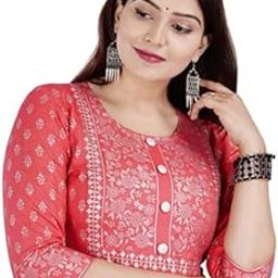 S S Fashion Presents Women's Rayon Printed Regular Fit Anarkali Kurta Gown-picture-24