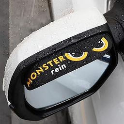 Citaaz Car Rearview Mirror rain Cover Flexible PVC Rearview Mirror Sun Visor GM Rearview Mirror rain Eyebrow car Decoration Accessories (BIRD EYE)-image-67