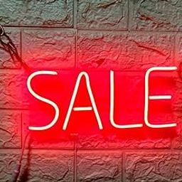 SG Print Sale Neon Sign/Light Neon LED Light, Decorative Light for Room, Glass Tube Lights Sign for Bedroom, Party and Bar (6x12 inches) Red-image-98