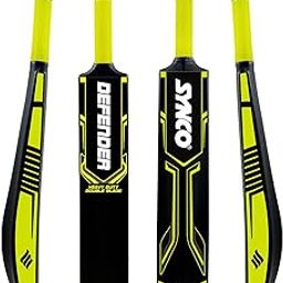 Synco Defender Plastic Cricket Bat - Full Size Bat (34 X 4.5 Inch) for All Age Group (Black)-image-39