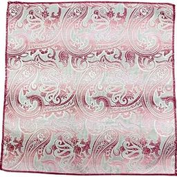 Paisley Design Microfiber Pocket Square for Men-image-83