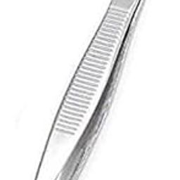 Suryavanshi World Flat Tip Metal Tweezer and Plucker for Upper Lip, Eyebrows and Blackhead, Silver (Pack of 1)-image-15