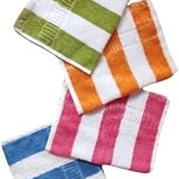 BARBUDDY Cotton Large Size Handkerchief/Rumal/Hankey 400 GSM Extra Soft and Super Absorbent Face Towels for Unisex | Confortable & Light-weight, Daily use Hankies - Set of 6 (22x22 inch)-image-72