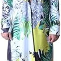 Lykra Designer Two Piece Over Coat Set for Men Freesize Multicolor Multicolour-picture-55