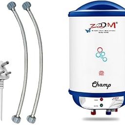 Zoom 10 Litre Vertical Storage Water Heater For Home | 5 Star Rating (BEE) | Geyser For Bathroom | SS Tank | 2KW Copper Heating | 2-Yr Full Product Warranty | CHAMP-picture-14