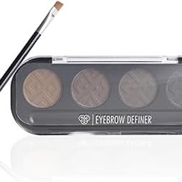PAC Eyebrow Definer (4 Colors) | Comes with an Angled Brush & Spoolie for Sculpted & Shaping Eyebrows | With 4 Natural Pressed Powder Shades to Redefine Eyebrows | Suitable for all Skin Types-47