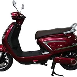 Green Vista Low Speed Electric Scooter Non RTO 60KM Range Red with Portable Charger, For Adult-image-55