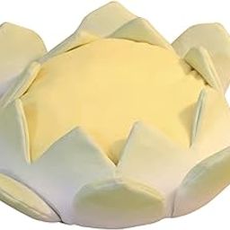 BNF®Lotus Cushion Soft Plush Women Lotus Throne for Living Room Yoga Green M|Home & Garden | Home Decor| Pillows-image-26