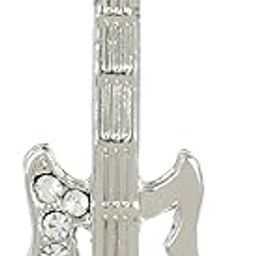 CZ studded Guitar shaped chain pendant necklace jewellery for Men boys-image-93