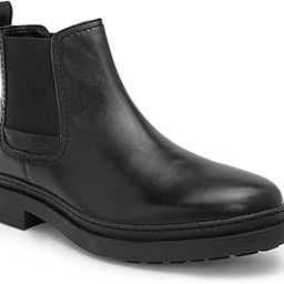 Genuine Leather Chelsea Boots with Dual-Tone Finish and Enhanced Comfort-image-35