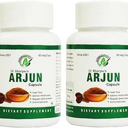Bhargav Ayurveda I Arjun Capsule | Relieves Mental Stress| Cardio Vascular I Strengthens Heart I Cardiac Muscle | Low BP I Puskarmool | Accelerate Bone Cells | Helps Heal Cartilage | 60 Capsules (3)-image-5
