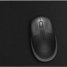 Torpedo Black Mouse Pad, Rectangular 26mm x 21mm Stitched Embroidery Edges 2mm Mouse Pad for Laptop Computers - 2MM 1 Pack, Black-image-91