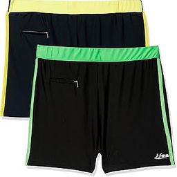 Mens Costume Is-010 Size 3Xl Black/Yellow With Is-010 Size 3Xl Black/Lime Pack Of 2 And Swimming Goggles Is-501-image-70