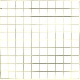 NAYAB DIY Multifunction Metal Grid Wall Mounted Ins Mesh Art & Craft Memo Bulletin Board Photo Display Organizer Panel Without Clips And Baskets(70 x 70 CM (Gold))-image-34