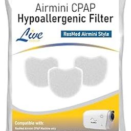 Live Equip CPAP & BiPAP Hypoallergenic Filter AirMini Auto CPAP | AirMini Style | 4 - Layered Filtration Ultra-Fine Spinning Fiber | Easy To Use And Compatible Fit (2mm, White, 1)-15