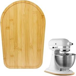 Sun3drucker Compatible with Kitchen aid 4.5-5 Qt Bamboo Mixer Slider - Appliance Slider for Tilt Head Kitchen aid Stand Mixer, Kitchen Countertop Storage Mover Sliding Tray for Kitchen aid 4.5-5 Qt-27