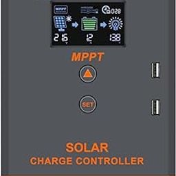Energy Controllers - 1224V MPPT Solar Controller LCD Display Multi Load Control Modes-0