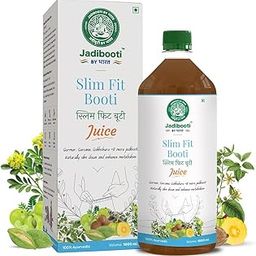 Slim Fit Booti from Jadibooti By भारत | 100% Effective Get Slim Solution| Trusted Weight Loose Product | Fat Burner | 100% Ayurvedic with Gurmar, Garcinia, Gokhshuru +8 more |1Liter Pack.-17