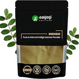 Aayogi Ayurveda Natural Indigo Leaves Powder | 100 gm | Herbal Hair Color | Natural Hair Dye for Deep Black Shine | No Chemicals | Pure Indigo for Hair Conditioning & Grey Coverage-image-55