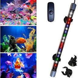 Rizopets Aquarium Led Light | Multicolour Changing Fully Submersible Decorative Fish Tank Lamp (17 Centimeter)-13