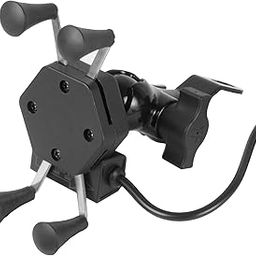 Autofy A-12 X-Grip FBABAHOLDER0003 Bike Mobile Charger with Phone Holder (Black)-image-27