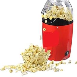 Hitexnetee Electric Machine Snack Maker,200 - W Hot Air Popcorn, with Measuring Cup and Removable Lid/Instant Popcorn Grade Aluminium Alloy Oil Free Popcorn Maker-98