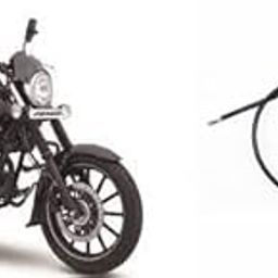 WHEEL DRIVE Compatible with Bajaj Avenger 160Cc Street Bs6 Rear Back Brake Cable Pedal Cable 2019 Model (Black)-8