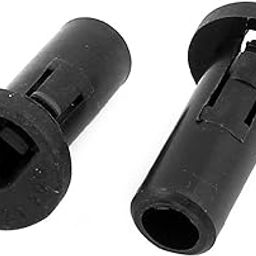 Ubersweet® Imported 2 Pcs Radiator Retaining Peg Clip 8D0121200-40