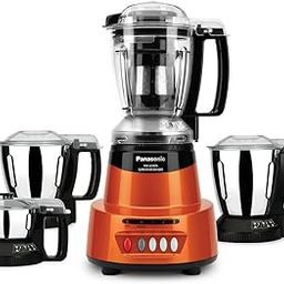 Panasonic Mixer Grinder MX-AV425, Powerful 1500W Mixer for Kitchen, 4 Jar (304-Stainless Steel) Included 1 Juicer Extractor, Heavy-Duty Grinder, Warranty 2 Yrs Product & 5 Yrs Motor, Sunstone Orange-image-6