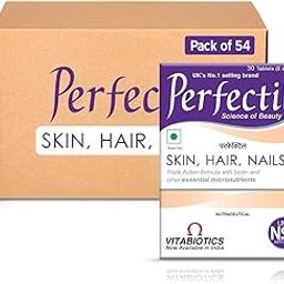 Perfectil Tablets for Skin, Hair & Nails | With Biotin & Essential Micronutrients | Gluten-Free | 30 Tablets | Vegetarian Supplement by Vitabiotics (Pack of 52)-image-63