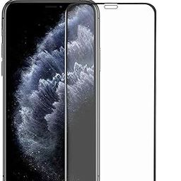 Dashmesh Shopping Tempered Glass Screen Protector for Iphone Xs Max | 11 Pro Max (Black) Edge to Edge Full Screen Coverage Premium Military-Grade-image-79