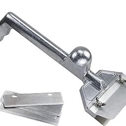 LRui Commercial Grill Scraper Heavy Duty Griddle Scraper Set with 5 Blades Flat Top Grill Accessories Griddle Cleaning Tools-image-73