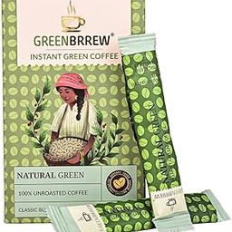 Greenbrrew Natural Green | 100% Unroasted Coffee | Classic Blend | Daily Regular | 20 Servings | 60g-image-62