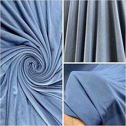 Lycraa Fabric Material | Length:- 1/2/3/4/5 | Width:- 55+ Inch | Translucent Dress Material | Carve Kurti/Dresses/one-Piece/Kids Clothing/Gowns/Skirts/froks/Pallazo/ (Light Blue, 5 Meter)-picture-27