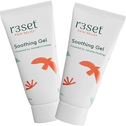 R3SET Natural Pain Relief Gel 50g, Pack of 2 | Non-Greasy | Best for Muscle Pain, Back Pain, Knee Pain, Neck Pain, Nerve Pain, Joint Pain-image-68