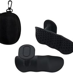 COMFYPOT Gym Grips & Training Gloves - Anti-Slip Rubber Hand Protector for Weight Lifting, Deadlifts, Chin-Ups, Versatile Workouts & Strength Training, Unisex Fitness Accessories (Black)-image-31