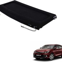 Blue Jay Parcel Tray/Dicky Tray Compatible for GLANZA (MAR 2022-TILL Date) | Injection Moulded OEM Type Adjustable Parcel Tray | Rare Luggage Cover | Black-image-64