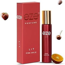 Eze Elevate LIT Eau de Parfum for Women 18ML | Long-Lasting Luxury Perfume | Raspberry & Sour Cherry Scent | Floral Jasmine & Violet | Warm Musk, Vanilla & Cashmeran Base | Premium Fragrance | EDP-image-62