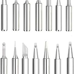 14 PCS Assorted Soldering Tip, Soldering Iron Tips Kit for 900M 936, 60W Welding Head Solder Tips, Soldering Iron Tips Set for Precision Repair, DIY Projects, Repairs and Hobbyist Use-31