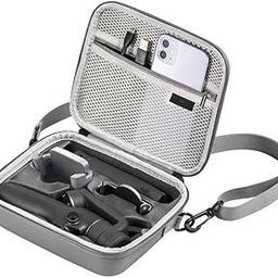 yantralay Waterproof Storage Case for DJI Osmo Mobile 6 with Ultimate Protection for Gimbal, Tripod, Phone Clamp, and Accessories - Includes Shoulder Strap - Grey-picture-30