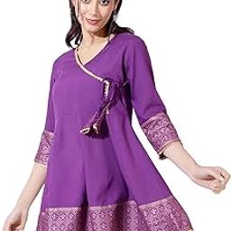 New Rayon Printed Regular Tunic Top for Women & Gilr's | Women Casual Top-image-0