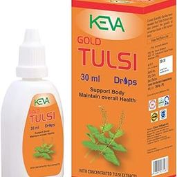 Keva Gold Tulsi Drops For Natural Immunity,Cough And Cold Relief 30Ml (Pack Of 1 (30ml))-image-13