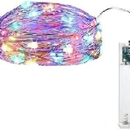 30 LED Fairy String Lights 3 Meter Battery Powered Waterproof for Diwali Chirstmas New Year Festival Wedding Gifting Indoor Outdoor Decoration (Multicolor, Pack of 1)-17