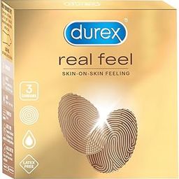 Durex Real Feel Condoms for Men - 3 Count | Latex Free-6