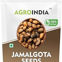 AgroIndia Jamalgota Seeds For Hair - Croton Seed |Jamalghota Seed | Jamalgota Beej | Jamalghota Beej | Jamal gota Seeds | (50g)-image-17