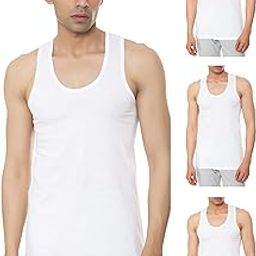 Men's Frenchie Oxy Cotton Fitted Vest (Pack Of 4)-image-50