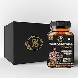 Sukkun Herbs Testo+ Max Performance Complex for Men – 1600mg | 6-in-1 Herbal Blend with Tribulus Terrestris, L-Arginine, Panax Ginseng, Safed Musli, Grapeseed & Vitamin D3 | Strength, Energy & Stamina Booster | 60 Veg Capsules-image-76